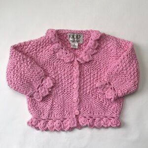 Rico Hand Knits Cardigan (size 6-12m)